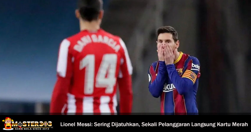 Ironi Lionel Messi : Langsung Di Kartu Merah Meski Sering Dilanggar